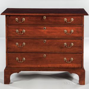 Birch Chest of Four Drawers