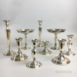 Group of Weighted Sterling Silver Tableware