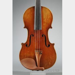 German Violin, Possibly Heberlein Workshop, c. 1910