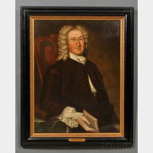 Attributed to John Greenwood (Massachusetts, 1727-1792 Portrait of Thomas Child (16-- 1751),