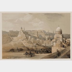 David Roberts (Scottish, 1796-1864),Louis Haghe, lithographer (British, 1806-1885) The Citadel of Cairo, Residence of Mehemet Ali, 184