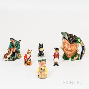 Six Royal Doulton Character Figures