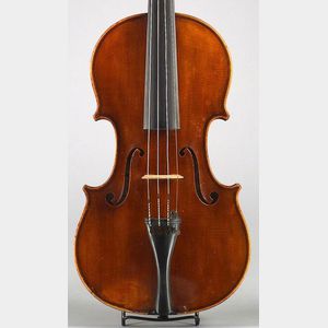 French Violin, Hippolyte C. Silvestre, Lyons, 1875