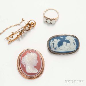 Four Pieces of Jewelry