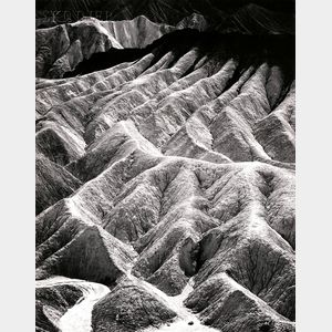 Ansel Adams (American, 1902-1984) Zabriskie Point, Death Valley National Monument