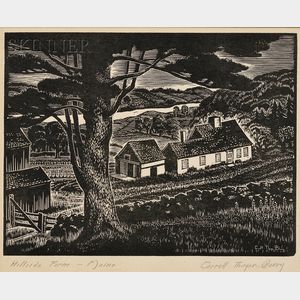 Carol Thayer Berry (American, 1886-1978) Hillside Farm - Maine (No. 2)