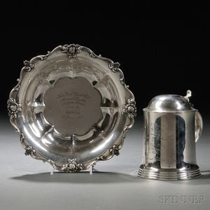 Two American Sterling Silver New York Yacht Club Trophies