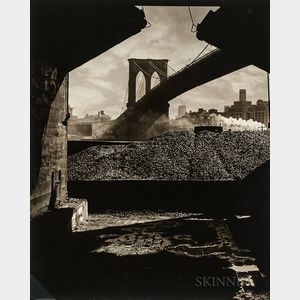 Alexander Alland (Ukrainian/American, 1902-1989) The Old Bridge /South Street, New York City