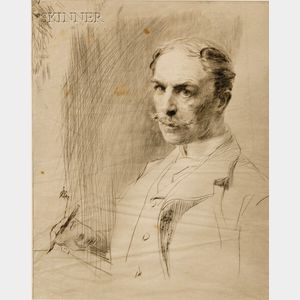 Ignaz Marcel Gaugengigl (American, 1855-1932) Self-Portrait of the Artist