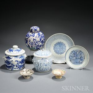 Seven Ceramic Asian Items