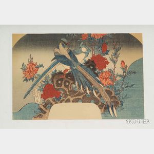 Twenty-two Japanese Prints and Other Items