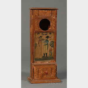 Strawwork Watch Hutch with Pictorial Reserve
