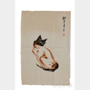 John Way, Painting of a Siamese Cat