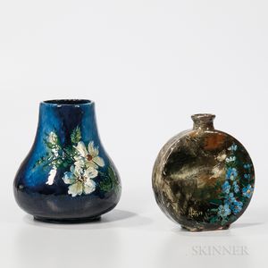 Two T.J. Wheatley Floral Vases