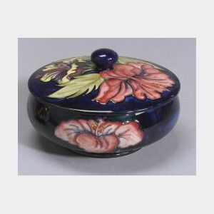 Moorcroft Pottery Covered Dish