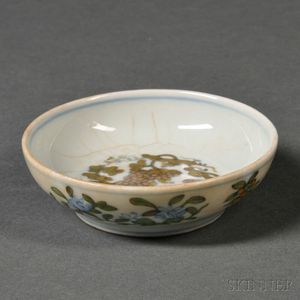 Ming-style Miniature Famille Verte Dish