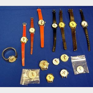Ten Mickey Mouse Watches