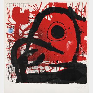 Joan Miró (Spanish, 1893-1983) L'équarrisseur à l'ouvrage