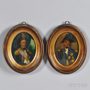Pair of Engraved Portraits of Admiral Nelson