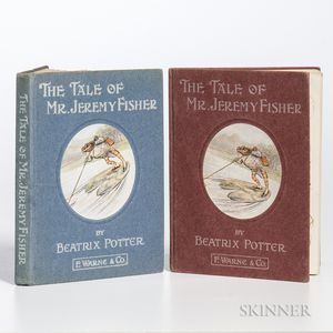 Potter, Beatrix (1866-1943) The Tale of Mr. Jeremy Fisher , Two Copies.
