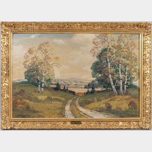 Ernest Fredericks (American, 1877-1959) Early Autumn Landscape