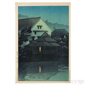 Kawase Hasui (1883-1957),Kasuga Town, Kumamoto
