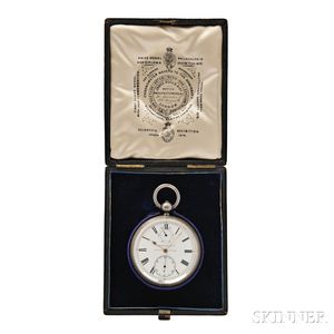 James Poole & Company Silver Watch Made for William Bond & Son