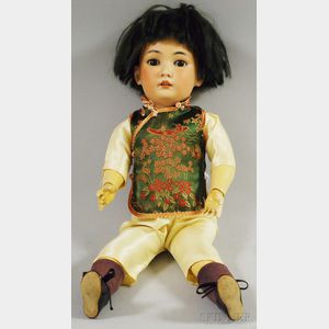 Simon Halbig 1329 Oriental Bisque Head Girl Doll