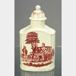 Wedgwood Queen's Ware Tea Canister and Cover