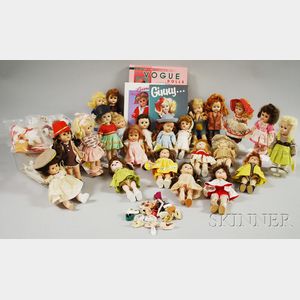 Large Collection of Ginny Dolls