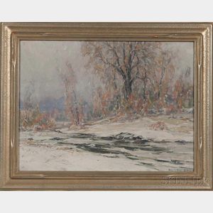 Frank Chase (American, 1886-1958) Winter Landscape