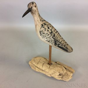 Carved and Painted Shorebird