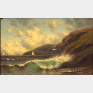 George W. Drew (New York, 1875 - 1968) Seascape.