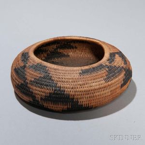 Pomo Coiled Basketry Bowl