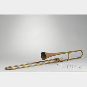 Baroque Sackbut Trombone, Christopher Monk, Surrey, c. 1965