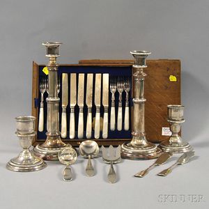 Group of Assorted Silver and Silver-plated Flatware and Tableware