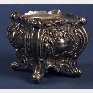 Small Howard & Co. Sterling Rococo Revival Trophy Bowl