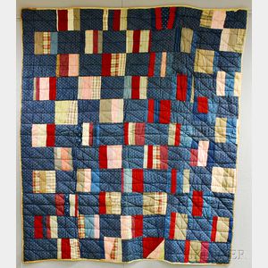Two Calico Patchwork Quilts