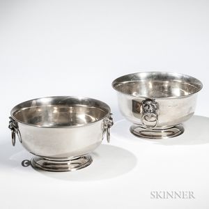 Pair of George V Sterling Silver Bowls