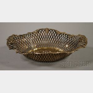 Howard & Company Reticulated Sterling Silver Basket