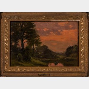 Alexis Jean Fournier (American, 1865-1948) Summer Landscape.