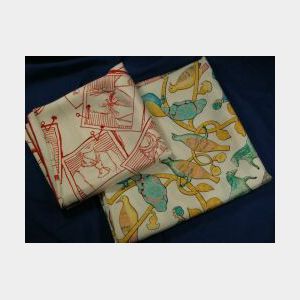 Two Silk Scarves