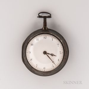 Robert Clench Silver Pair-case Watch