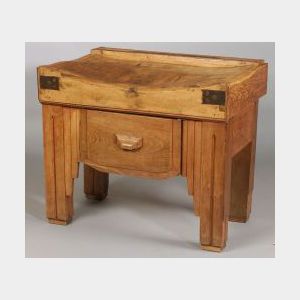French Provincial Butcher&#39;s Table