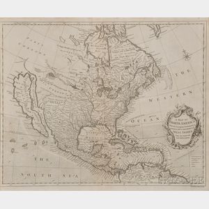 North and South America: Two Maps. Richard William Seale (1703-1762) A Map of North America