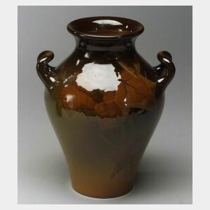 Rookwood Pottery Maple Leaf Standard Glaze Vase
