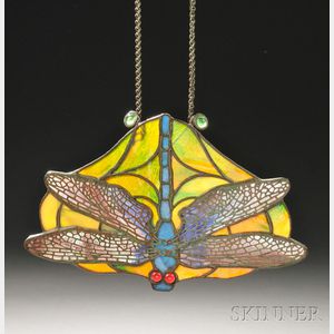 Mosaic Glass Dragonfly Ornament