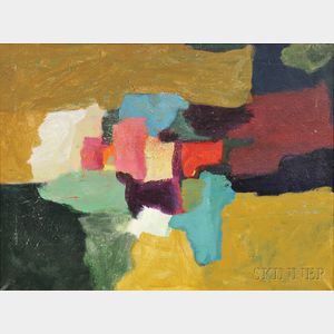American School, 20th Century Untitled Abstraction