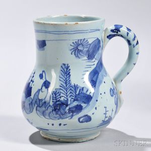 Tin-glazed Earthenware Chinoiserie-decorated Drinking Mug