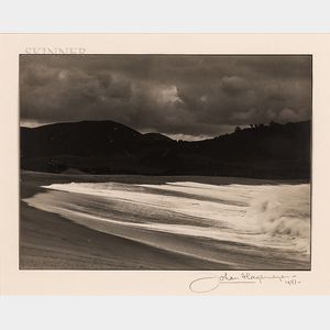 Johan Hagemeyer (American, 1884-1962) Surf-Carmel Point Beach